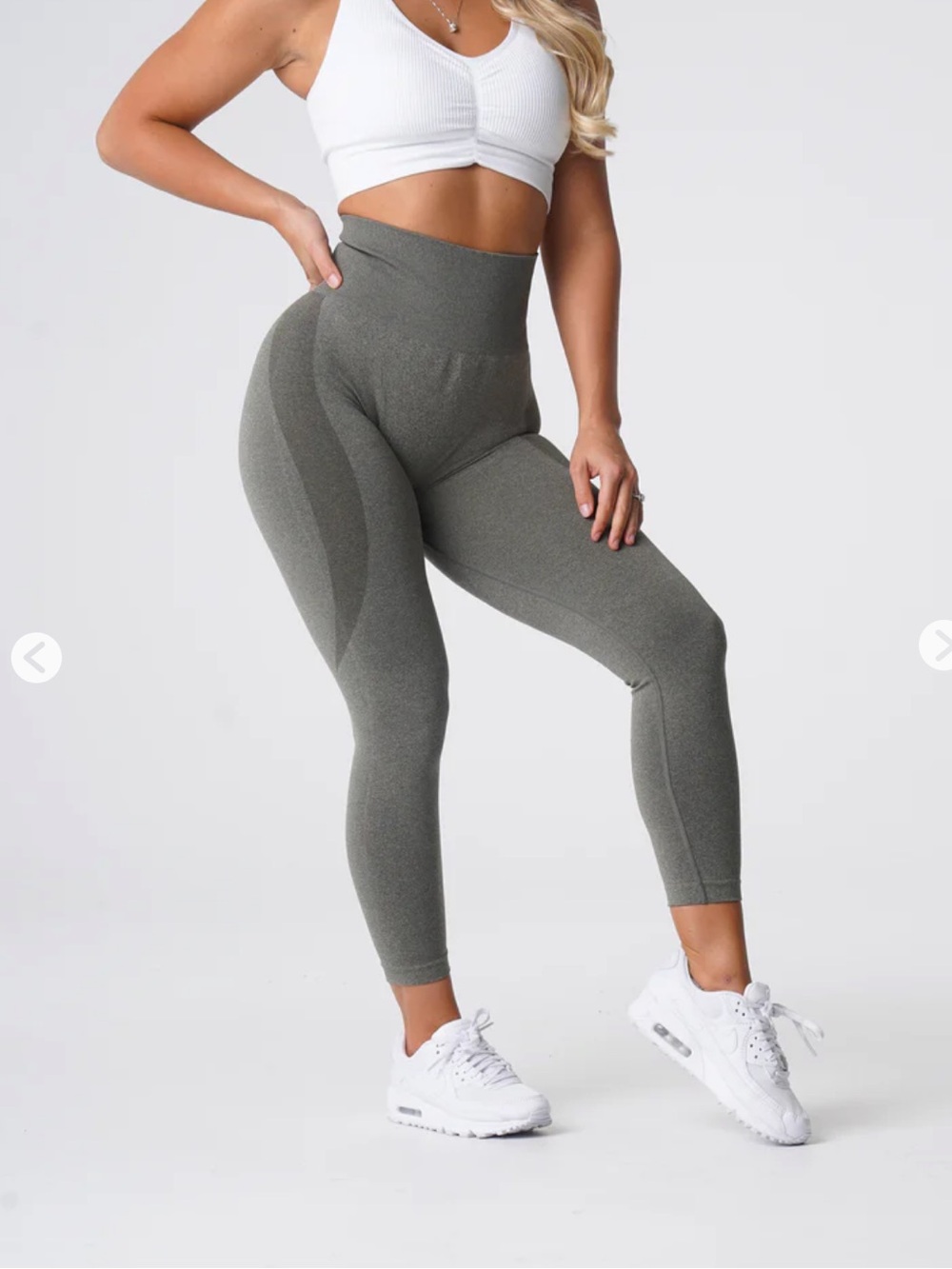 NVGTN Green Contour High-Waist Leggings
